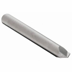 CLEVELAND C61115 Chamfer Mill, Bright Finish, 2 Flutes, 3/16 Inch Milling Dia, 90 Degree Included Angle | CQ9EPM 33FZ01