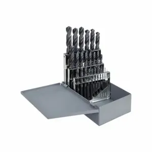 CLEVELAND C71000 Jobber Drill Bit Set, 1.00 mm Smallest Drill Bit Size, 13.00 mm Largest Drill Bit Size | CQ9HPJ 406F96