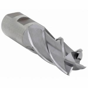 CLEVELAND C33265 Square End Mill, Center Cutting, 4 Flutes, 1/2 Inch Milling Dia, 1 1/4 Inch Cut | CQ9VYR 2NFH6
