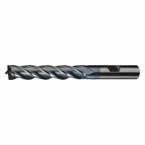 CLEVELAND C75086 Square End Mill, Center Cutting, 6 Flutes, 1 1/2 Inch Milling Dia, 1 3/8 Inch Cut | CQ9WYG 438R58