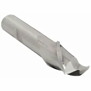 CLEVELAND C75130 Square End Mill, Bright Finish, Center Cutting, 2 Flutes, 1/2 Inch Milling Dia | CQ9UCW 438R90