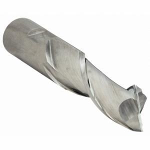 CLEVELAND C75202 Square End Mill, Center Cutting, 2 Flutes, 7/8 Inch Milling Dia, 2 Inch Cut | CQ9VKF 438T63