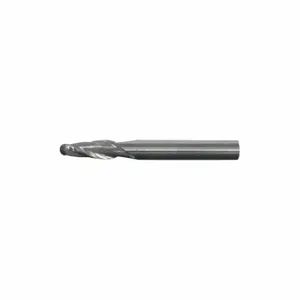 CLEVELAND C75337 Ball End Mill, High Speed Steel, 1/16 Inch Milling Dia, 3/16 Inch Cut | CQ9EFF 438H33