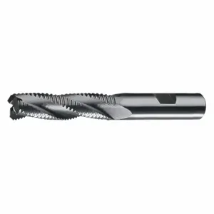 CLEVELAND C75354 Square End Mill, Bright Finish, Center Cutting, 8 Flutes, 2 Inch Milling Dia | CQ9UGN 61KY79