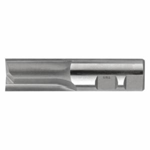 CLEVELAND C75370 Keyway End Mill, Bright Finish, 2 Flutes, 3/4 Inch Milling Dia, 0 Degree Helix Angle | CQ9GZM 438U22