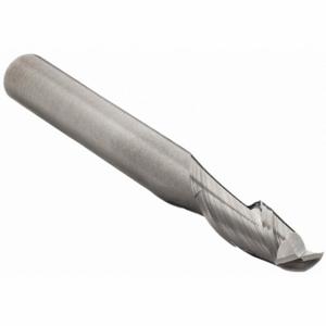 CLEVELAND C76055 Square End Mill, Center Cutting, 2 Flutes, 3.50 mm Milling Dia, 10.50 mm Length Of Cut | CQ9VAX 438U93