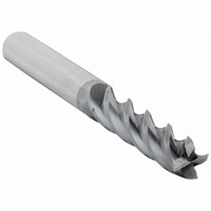 CLEVELAND C80031 Square End Mill, Center Cutting, 4 Flutes, 3/8 Inch Milling Dia, 1 1/8 Inch Length Of Cut | CQ9WJD 33GD90