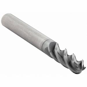 CLEVELAND C80109 Ball End Mill, 4 Flutes, 0.1875 Inch Milling Dia, 2 Inch Overall Length | CQ9DUQ 33GE67