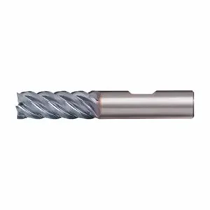 CLEVELAND C60440 Square End Mill, Center Cutting, 5 Flutes, 1/2 Inch Milling Dia, 5/8 Inch Length Of Cut | CQ9WTQ 32ZY56