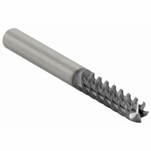 CLEVELAND C80436 Square End Mill, Center Cutting, 5 Flutes, 3/8 Inch Milling Dia, 1 1/2 Inch Length Of Cut | CQ9WVM 33GG04
