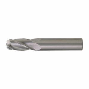 CLEVELAND C83563 Ball End Mill, 4 Flutes, 1/2 Inch Milling Dia, 2 Inch Length Of Cut, Individual | CQ9DWY 33GL90