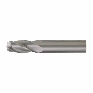 CLEVELAND C83572 Ball End Mill, 4 Flutes, 3/4 Inch Milling Dia, 5 Inch Overall Length | CQ9EBA 33GL99