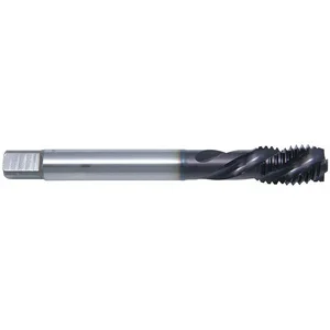 CLEVELAND C89206 6-32 Machine Tap, Semi-Bottoming, 3 Flutes, Cobalt, TiAlN Tap Finish | CD2HHV 45EN66