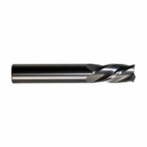 CLEVELAND C98220 Square End Mill, Center Cutting, 4 Flutes, 3.50 mm Milling Dia, 12 mm Length Of Cut | CQ9WFJ 789LD1