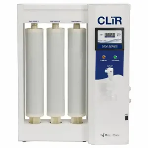 CLIR BY RESINTECH CLS-3100 Water Purification System, Type I, 2.5 lpm Max. Output Flow, 18.2 megohms | CR2AEH 800TD6