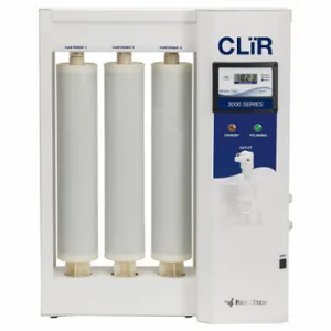 CLIR BY RESINTECH CLS-3200 Water Purification System, Type I, 2.5 lpm Max. Output Flow, 18.2 megohms, 30 Deg C | CR2AEJ 800TD7