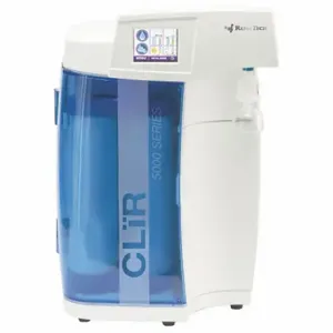 CLIR BY RESINTECH CLS-5100-S-1 Water Purification System, Type I, 2.5 lpm Max. Output Flow, 18.2 megohms, 30 Deg C | CR2AEL 800TD8