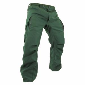 COAXSHER FC200 L32 Fire Pants, 35 Inch to 38 Inch Fits Waist Size, 32 Inch Inseam, est Green, NOMEX IIIA | CR2ALA 12R491