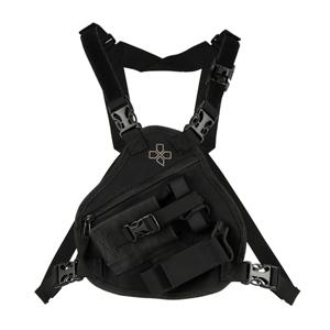 COAXSHER RP203 Radio Chest Harness, RP-1 Scout, Black | CJ8PGM