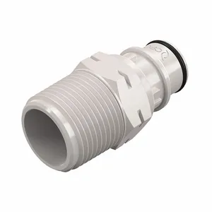 CPC HFCD241235BSPT Quick Disconnect, Polysulfone, 3/4 Inch Pipe Size, Insert x Bspt, Shut-Off | CR2QPW 788C94