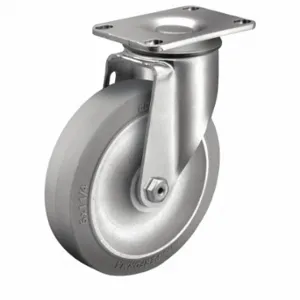 COLSON 2.04256.445 Standard Plate Caster, 4 Inch Dia, 5 1/8 Inch Height, Swivel Caster, Swivel | CR2ARY 56HD91