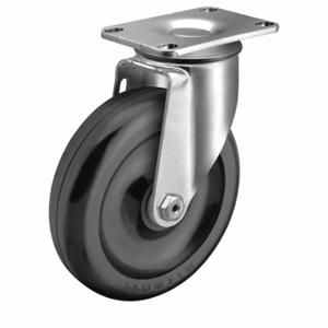 COLSON 2.05256.55 Standard Plate Caster, 5 Inch Dia, 6 3/16 Inch Height, Swivel Caster, Swivel | CR2ATW 56HE14