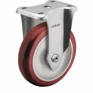 COLSON 2.03408.944 Standard Plate Caster, 3 1/2 Inch Dia, 4 11/16 Inch Height, Rigid Caster, C | CR2AQD 56HD82