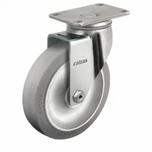 COLSON 2.03456.444 Standard Plate Caster, 3 1/2 Inch Dia, 4 11/16 Inch Height, Swivel Caster | CR2AQK 56HD83