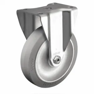 COLSON 2.05408.444 Standard Plate Caster, 5 Inch Dia, 6 3/16 Inch Height, Rigid Caster | CR2ATH 56HE20