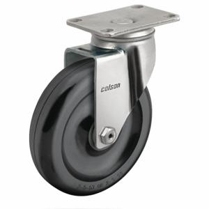 COLSON 2.33456.544 Standard Plate Caster, 3 Inch Dia, 4 1/8 Inch Height, Swivel Caster | CR2ARD 56HD52