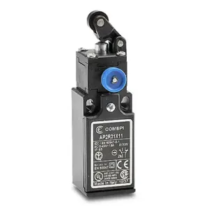 COMEPI AP2R31X11 Safety Limit Switch, One-Way Horizontal Lever With Nylon Roller, 1 N.C. Safety Output | CV8AWQ