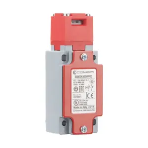 COMEPI SBM2K4000W02 Safety Switch, Tongue Interlock, 90-Deg. Adjustable Head, 2 N.C. Safety Output | CV8CDB