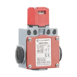 COMEPI SDM2K10W02 Safety Switch, Tongue Interlock, 90-Deg. Adjustable Head, 2 N.C. Safety Output | CV8CEH