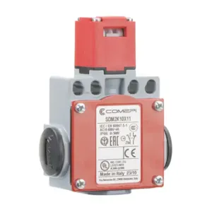 COMEPI SDM2K10X11 Safety Switch, Tongue Interlock, 90-Deg. Adjustable Head, 1 N.C. Safety Output | CV8CEJ