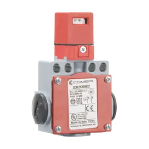 COMEPI SDM2K80W02 Safety Switch, Tongue Interlock, 360-Deg. Adjustable Head, 2 N.C. Safety Output | CV8CER