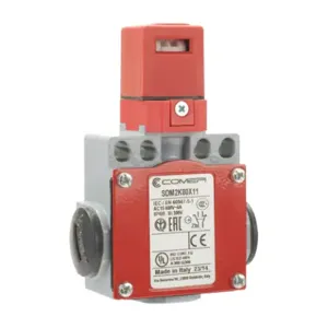 COMEPI SDM2K80X11 Safety Switch, Tongue Interlock, 360-Deg. Adjustable Head, 1 N.C. Safety Output | CV8CET