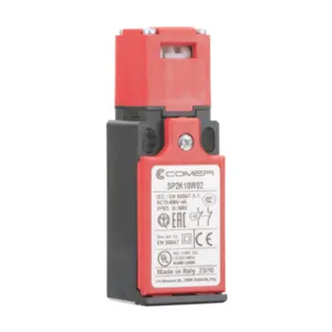 COMEPI SP2K10W02 Safety Switch, Tongue Interlock, 90-Deg. Adjustable Head, 2 N.C. Safety Output | CV8CEY