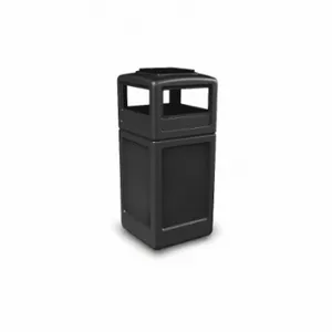 COMMERCIAL ZONE PRODUCTS 73300199 Waste Container, AsHeightray Dome, 42 gal, Blk | CR2AXY 618L89