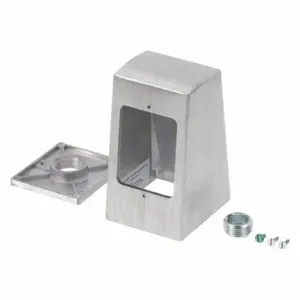 COMPONENT HARDWARE R58-1010 Brushed Aluminum Single Face Pedestal | CR2AYQ 642W22