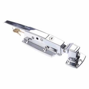 COMPONENT HARDWARE W19-1000-C Polished Cp Walk-In Door Latch With Lock | CV4QMY 643A28