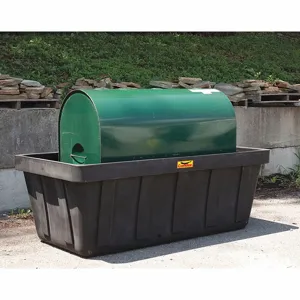 CONDOR 16275DC Tank Containment Unit, 373 gal Spill Capacity, 10000 lb Load Capacity | CR2DUK 45YZ99