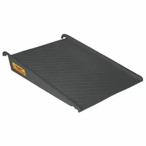 CONDOR 1689BC Spill Pallet Ramp, 1500 Lb Load Capacity, 45 1/2 Inch L X 32 Inch W X 8 Inch H, Black | CR2DVA 45ZA01