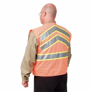 CONDOR 1YAL7 High Visibility Vest Class 2 3xl Orange | AB4HGE