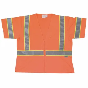 CONDOR 1YAU7 Cool Dry Hi Visibility Vest Class 3 2xl Orange | AB4HHM