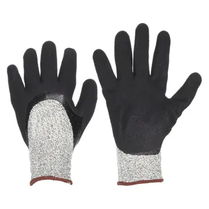 CONDOR 29JV49 Cut Resistant Gloves Sandy Nitrile 2xl Pr | AB8VMV