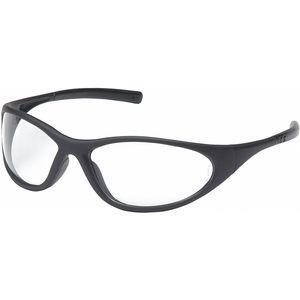 CONDOR 29XU02 Kratzfeste Schutzbrille, schwarzer Rahmen, klare Linse, klare Linse | CD2YRF
