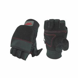 CONDOR 2AEY4 Mechaniker-Handschuhe, synthetisches Wildleder, schwarz, 1 Paar | CR2DJV