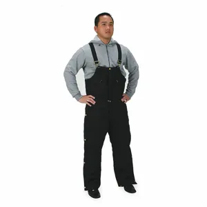 CONDOR 2KTH5 Arctic Bib Overall Black Size 52 x 31 In | AC2JWG