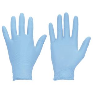 CONDOR 2XMA3 Disposable Gloves, Food-Grade/Gen Purpose, M, 5 Mil, Powdered, Nitrile, Grain, 100 PK | CR2BNB