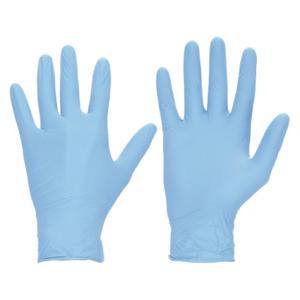 CONDOR 2XMA8 Disposable Gloves, Food-Grade/Gen Purpose, L, 5 Mil, Powder-Free, Nitrile, Full, 100 PK | CR2BMR